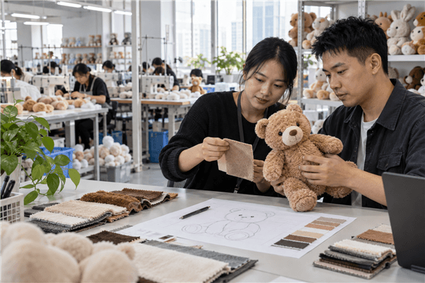 Pufza stuffed animals guide with product and factory context