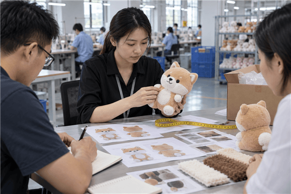 Pufza plush toys guide with product and factory context